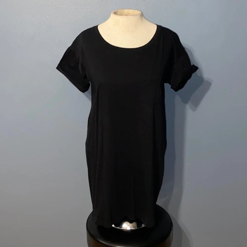 J.Crew short sleeve tee shirt long womens size small cuffed sleeves